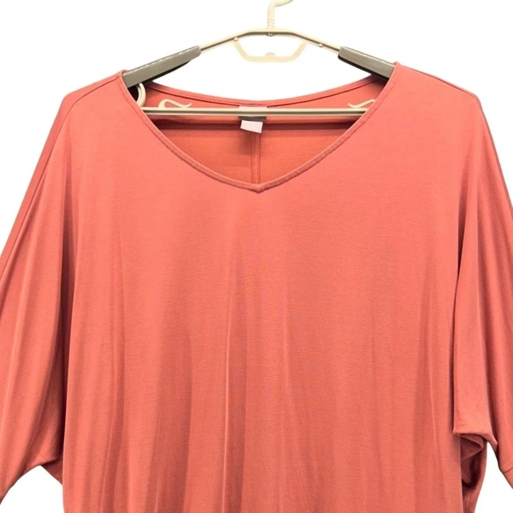 Chicos Butterfly Top‎ Peach XL Or 3